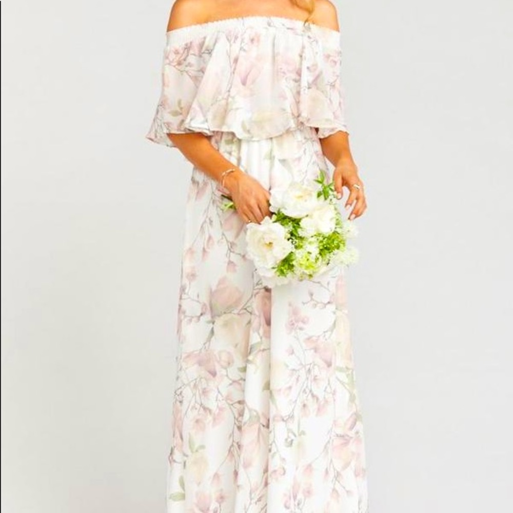 Floral, boho convertible maxi dress